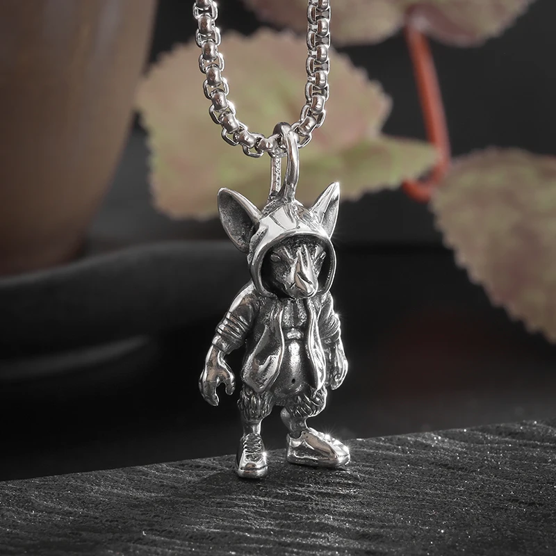 

Retro Fashion Mythical Anubis Necklace Men's and Women's Trendy Jewelry Gifts