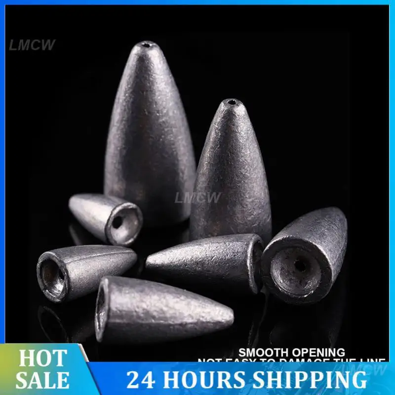 

50 Pieces Of Luya Lead Pendant Set Sea Fishing Wholesale Fishing Pendant Fishing Matching Luya 2g 3.5g 7g 10g Bullet Lead Set