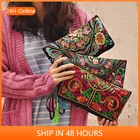 Женская сумочка 2022, сумочка, кошелек, кошелек, модные кошельки с вышивкой в стиле ретро с кисточкой и цветами