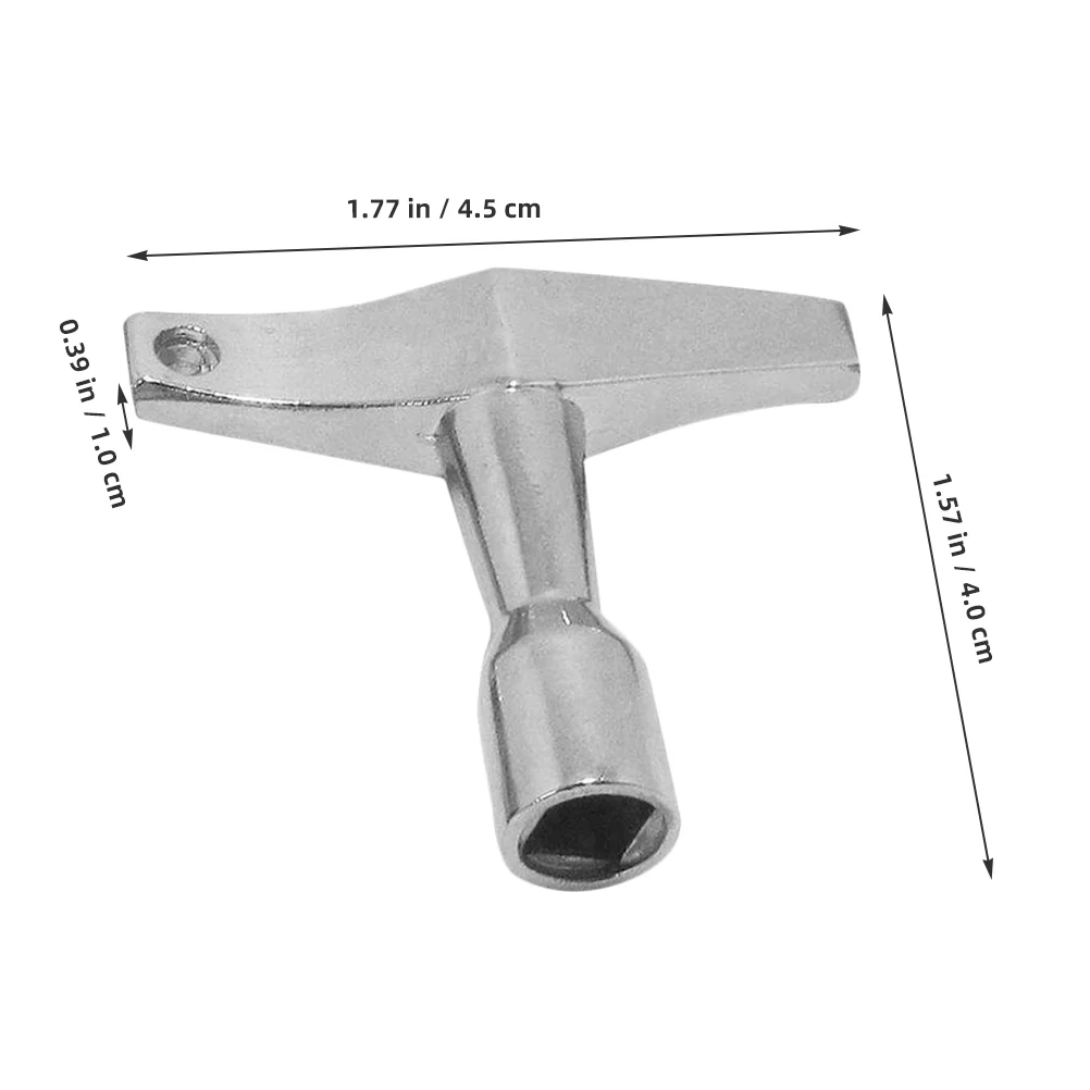 4 шт. барабанный ключ аксессуары для малого барабана металлический серебристый