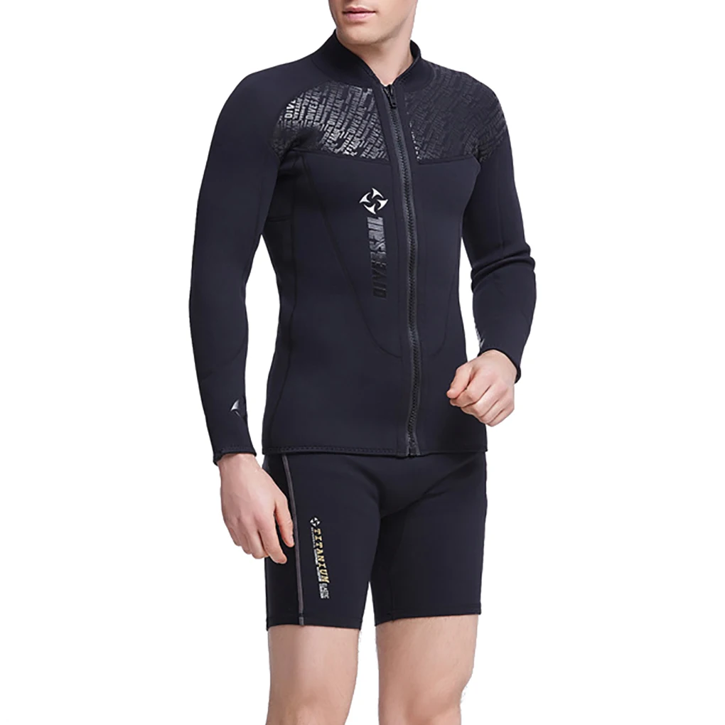 

Male Wetsuit Simple Comfortable Diving Clothing Practical Thickened Swimming Clothes Men Wet Suit for Beach Pool Wearing S