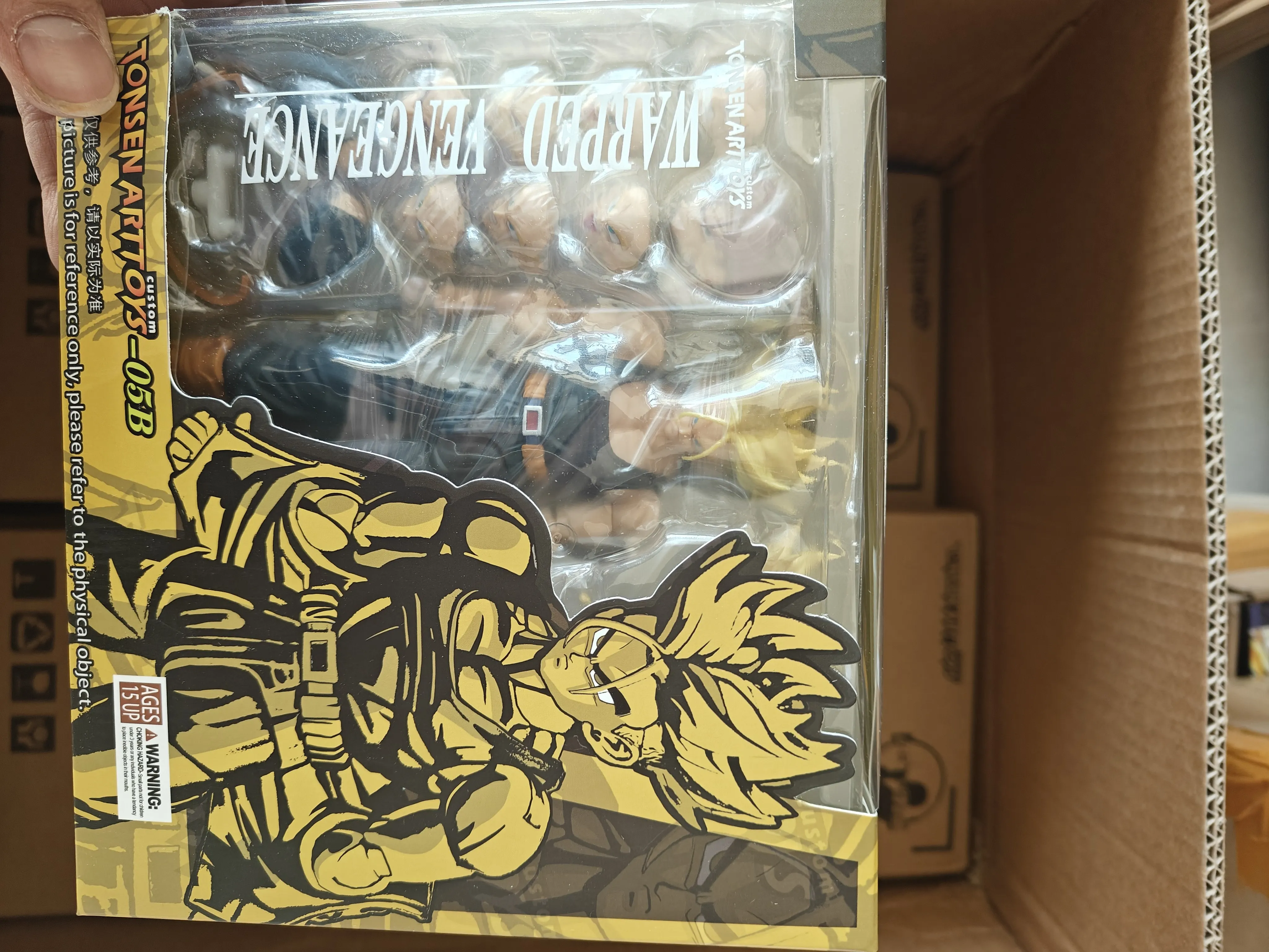 Коллекционная фигурка Tonsen Arttoys 05B Future Trunks SHF Dragon Ball (переиздание) в наличии со сменными аксессуарами, аниме-модель (art.: 3920daef8f088) - 3920daef8f088