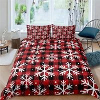 home textiles luxury 3d snowflakes print duvet cover set 23 pcs pillowcase kids bedding set aueuukus queen and king size