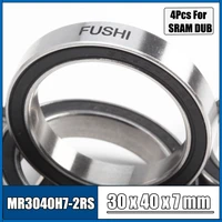 mr3040h7 2rs ball bearing 30x40x7 mm 4pcs abec 3 steel ball double sealed mr3040h7rs bicycle bearings for sram dub