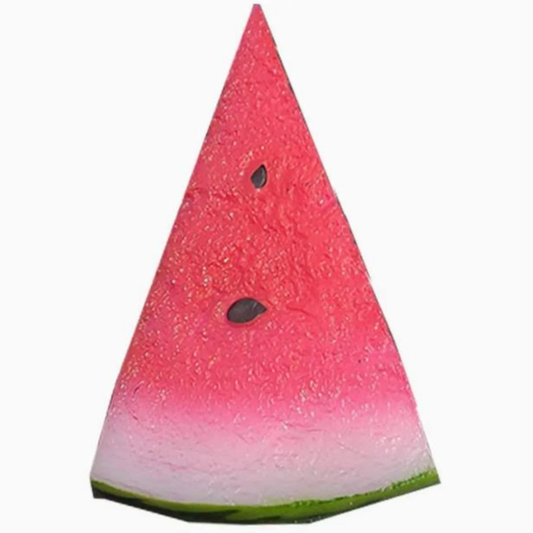 

Имитация ломтика арбуза из ПВХ