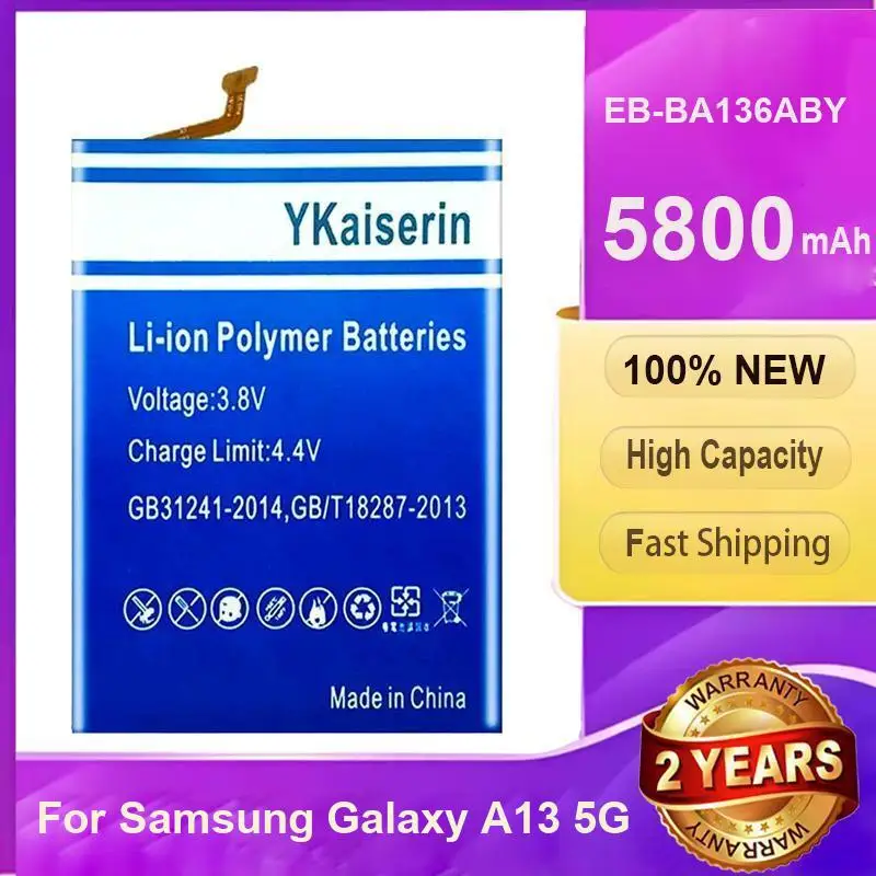 Фото EB-BA136ABY EB-BA156ABY Аккумулятор для Samsung Galaxy A10S/A20s/A13/A146 A14/A15 A156B/A16 5G A15 4G A155F EB-BA166ABY EB-BA146ABY №3