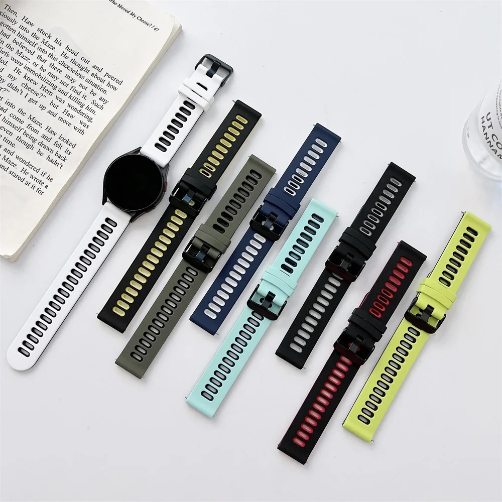 Ремешки 20 мм 22 для Huawei Watch GT3 GT 3 46 Спортивный браслет 2 GT2 Pro 4 5 Pro/GT Силиконовый