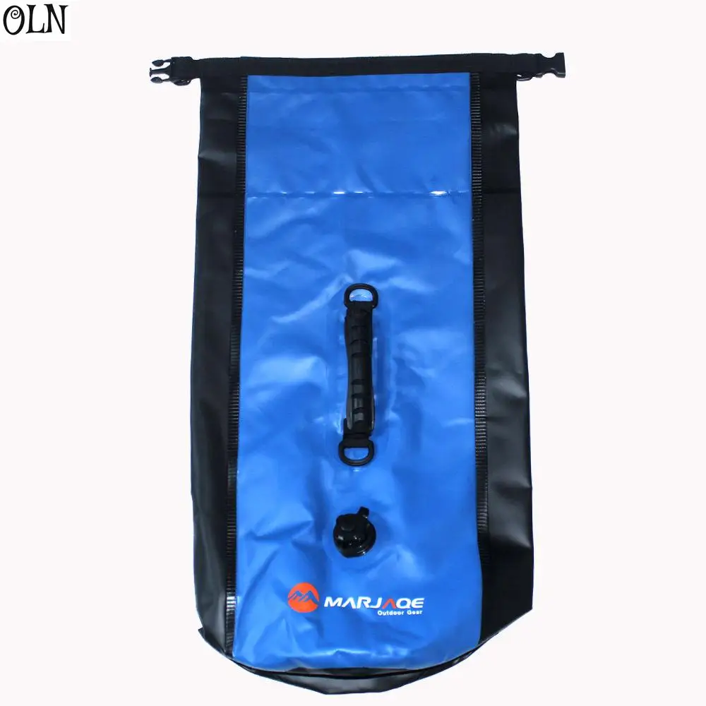 

30L Beach Kayaking Swimming Bag Foldable PVC Waterproof Dry Bag Compression Storage Backpack Travel Diving Boat Ocean River Pack