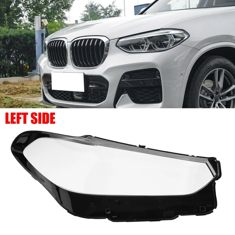 

Car Front Left Headlight Shell Transparent Headlight Cover Lamp Shade Plexiglass Lampshade for BMW X3 G08 2021 2022