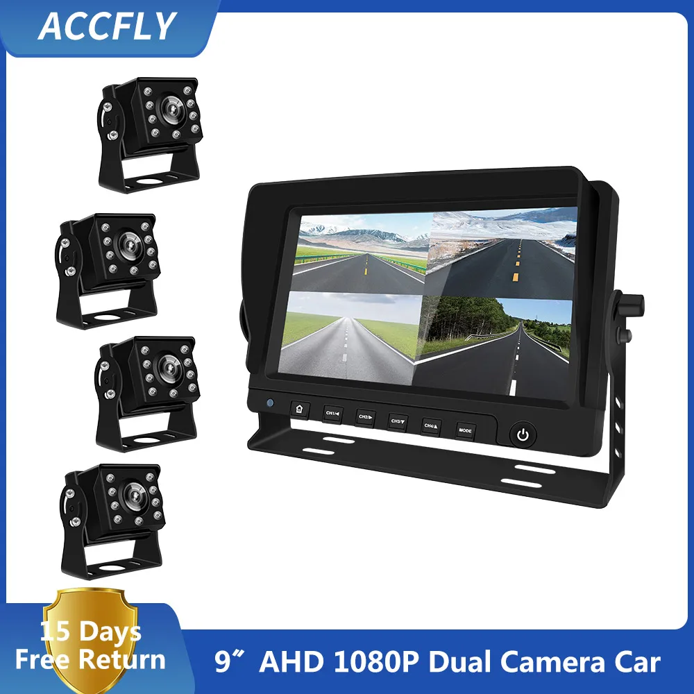 

Грузовик 360 градусов AHD панорамный 9 дюймовый дисплей один станок набор AHD1080P HD камера