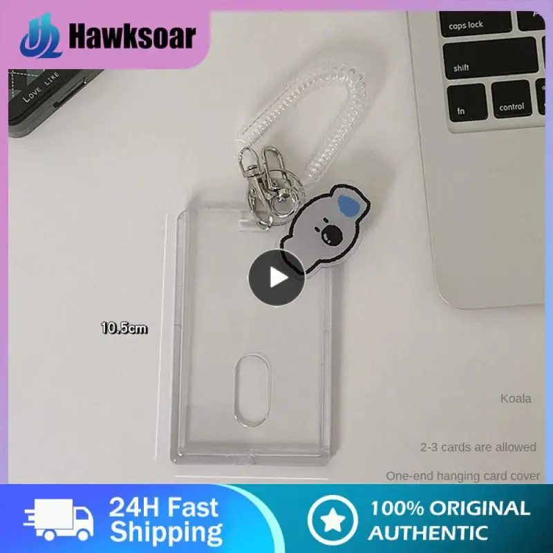 

Acrylic+metal Id Card Holder Fashion Beautiful Protective Case Simple Not Easy To Wear Household 6.5 * 10.5cm Key Practical