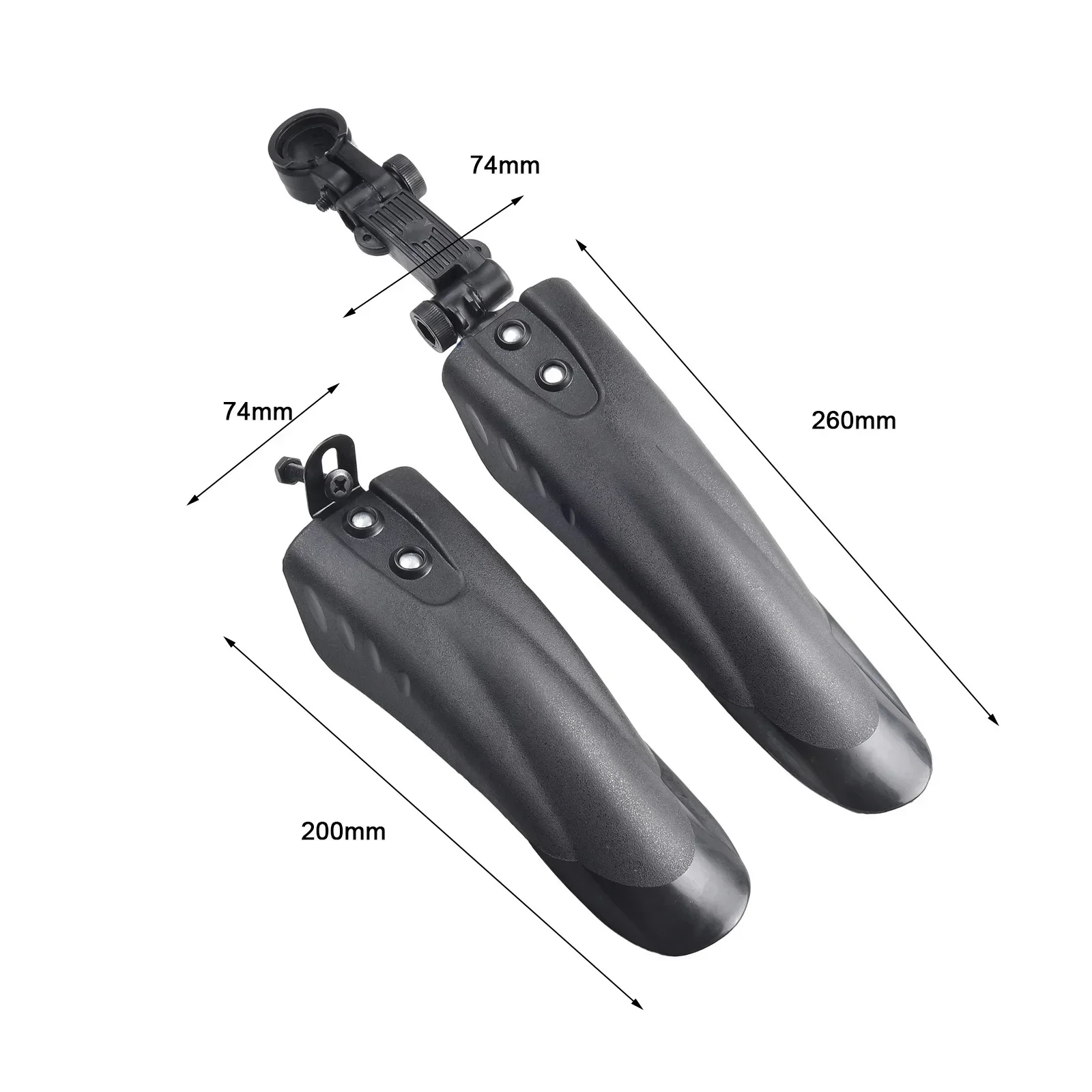 Комплект из 2 брызговиков для детского велосипеда с термостойким пластиковым