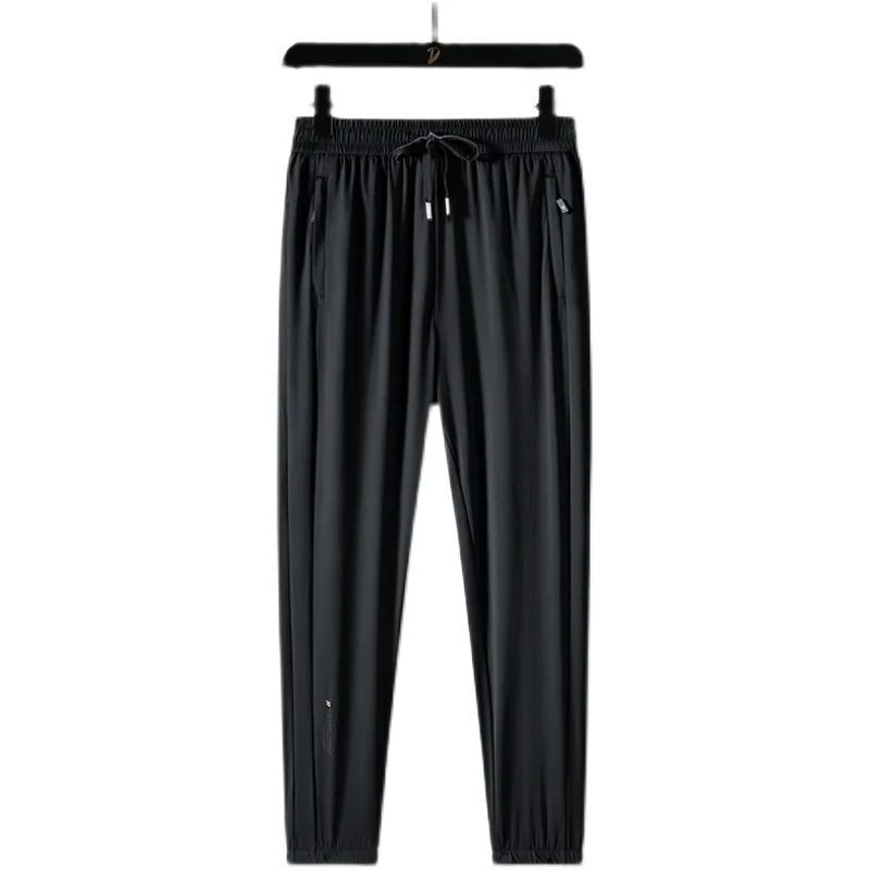 

Man Summer New Large Fat Ice Silk Pants Air Conditioning Sweatpants 8XL