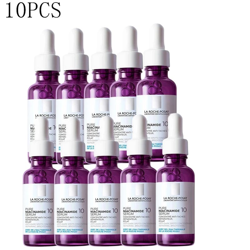 

10PCS La Roche Posay Original Niacinamide 10 Serum 30ml Brighten & Hydrate Anti Dark Spots Pigment Uneven Skin Tone Essence
