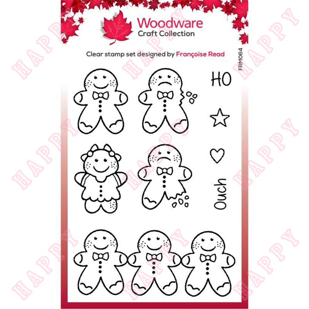 

Christmas Metal Cutting Dies Stamps Tiny Gingerbread Men Photo Album Scrapbook Diary Decoration Paper Craft Embossing Template