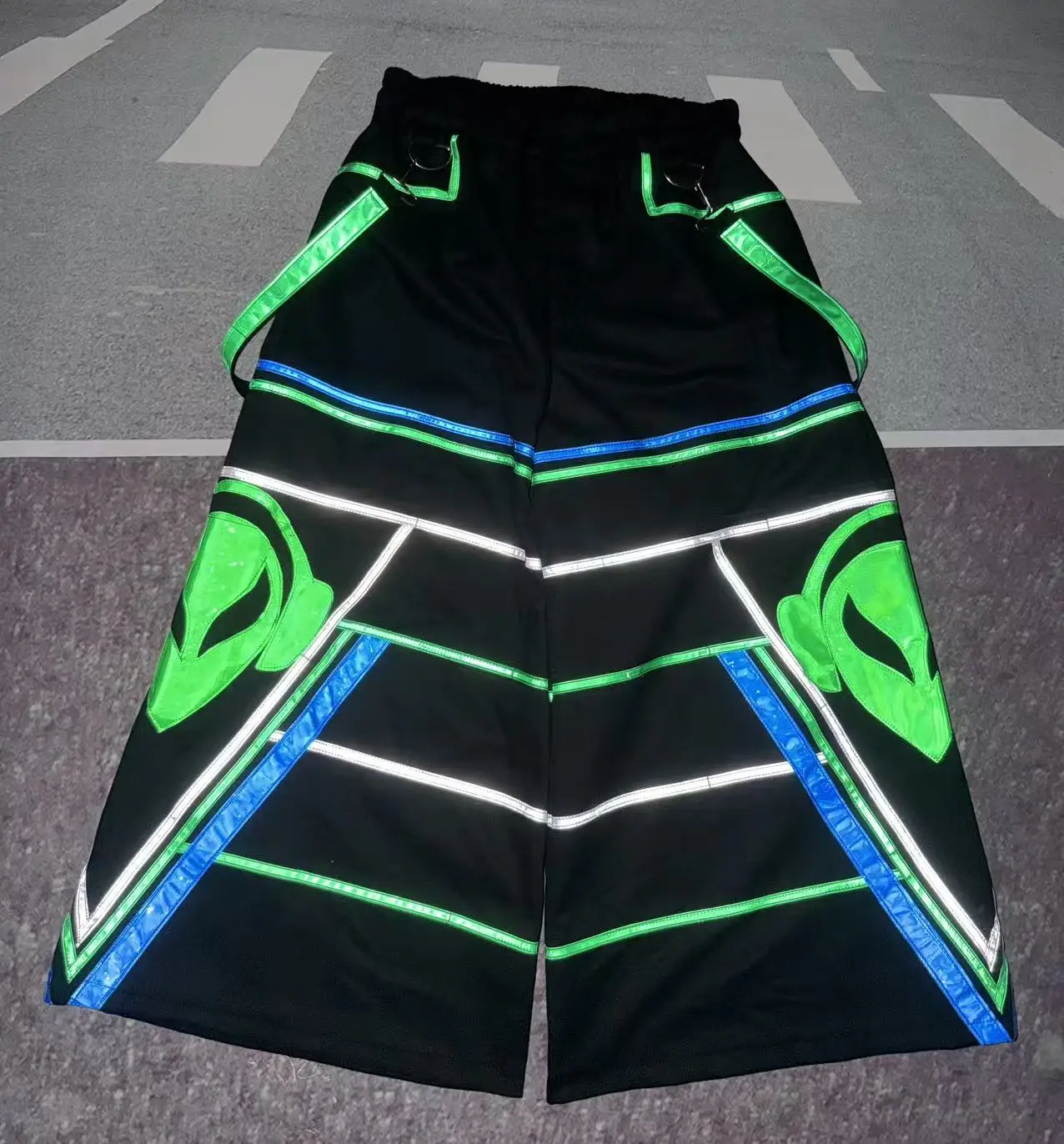 Брюки для танцев RAVE GEAR Shuffle Pants Ghost Step, штаны для шаффла, трусы для танцев, брюки Melbourne Shuffle Phat Pants, для хард-стила, джамп-стила, хит-стила, P992 (art.: 3920db23dafaf) - 3920db23dafaf