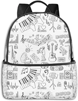 instruments performers notes and little birds multifunctional backpacks business and travel laptop backpacks 14 5x12x5 in