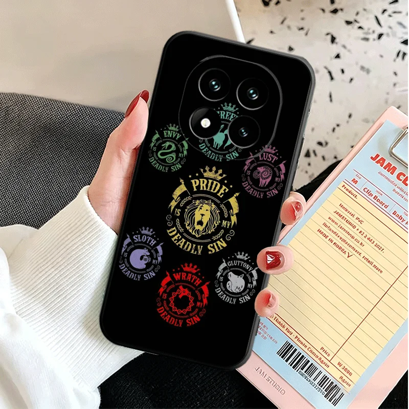 Фото Мягкий силиконовый чехол для телефона Xiaomi Redmi Note 15 14 13 12 Seven D-Deadlys Sins Escanor Shell 11 Pro Plus 12S 11S 10S 10 11T 5G №5