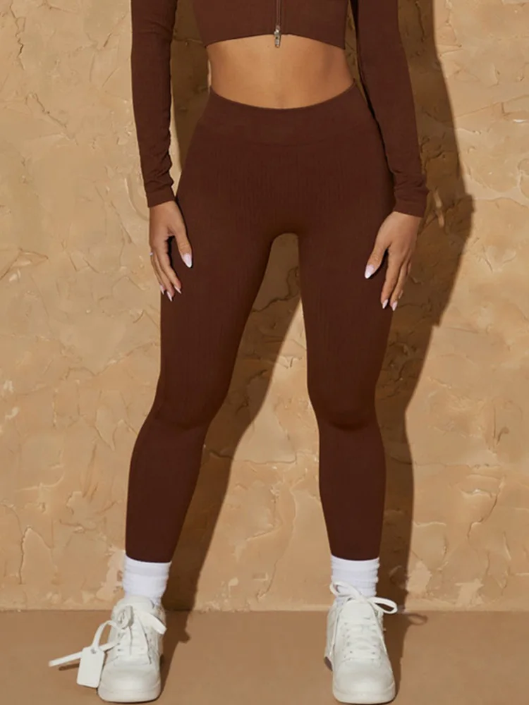 

Бесшовные женские леггинсы ASHEYWR с высокой талией, леггинсы для фитнеса с эффектом пуш-ап