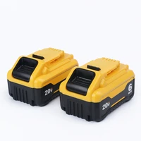 2 packs 20v max 6ah actual lithium ion battery pack for dcb206 for dewalt 20 volt max xr cordless power tool drills 21700 cells
