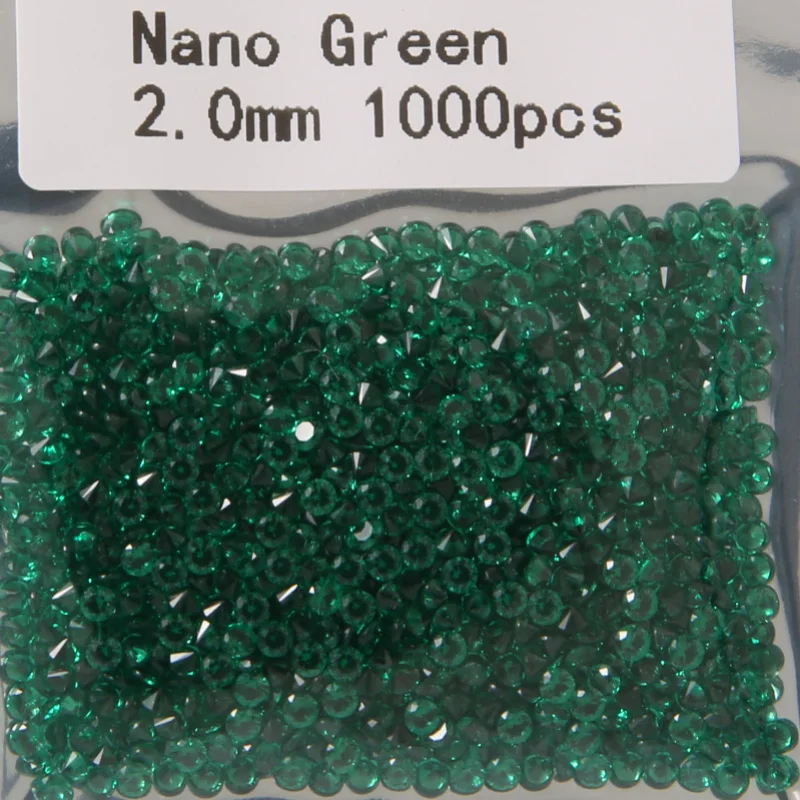 500 шт./упаковка круглые синтетические камни 0 9-3 мм 5 А