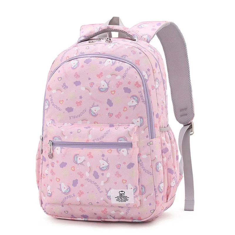 Middle School Students Cute Cartoon Unicorn Large Capacity Backpacks for Girls New Simple Students School Bags Hot Drop Shipping