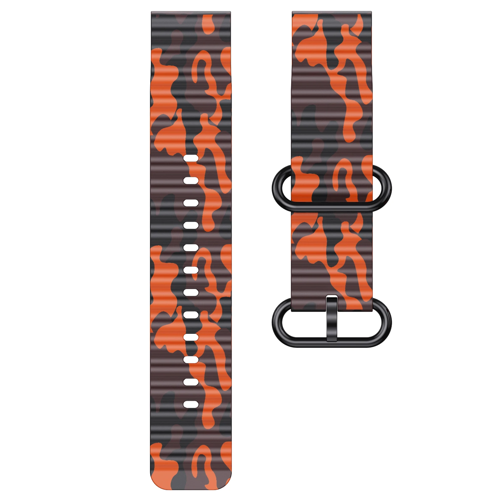 For Garmin Fenix 6 pro Camo silicone strap EPIX gen2/ Fenix 5 plus instinct Garmin 22mmQuick Release Sports watch strap