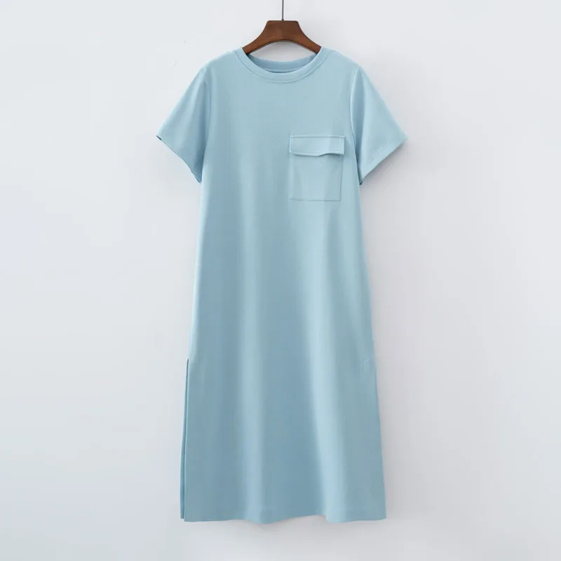 Женское длинное платье с карманами Wihte