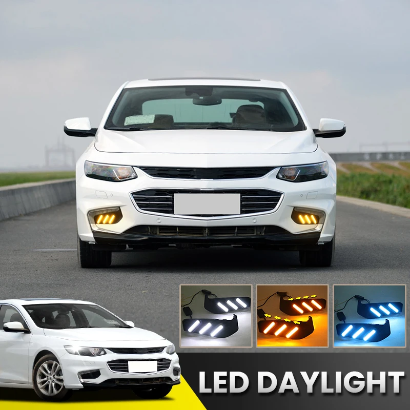 

Fog lights For Chevrolet Malibu XL 2016 2017 2018 Front Bumper Fog Light Foglamp DRL Running Lamp headlight Foglight taillight