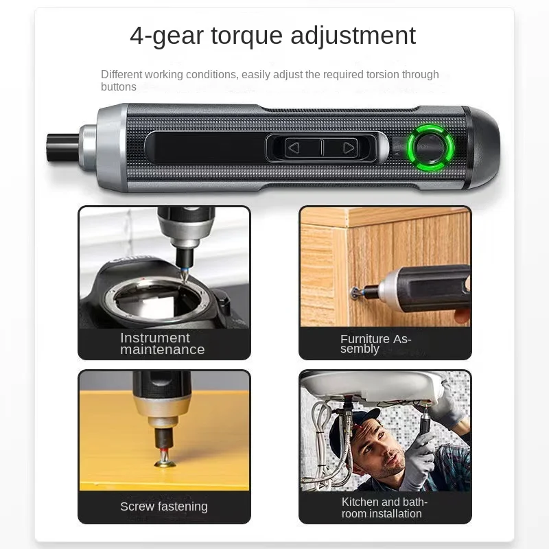 

Precision Electric Screwdriver 125 Pcs Alloy Steel Bit Screwdrivers Type-C Fast Charging Screwdriver Set Repair Power Tools