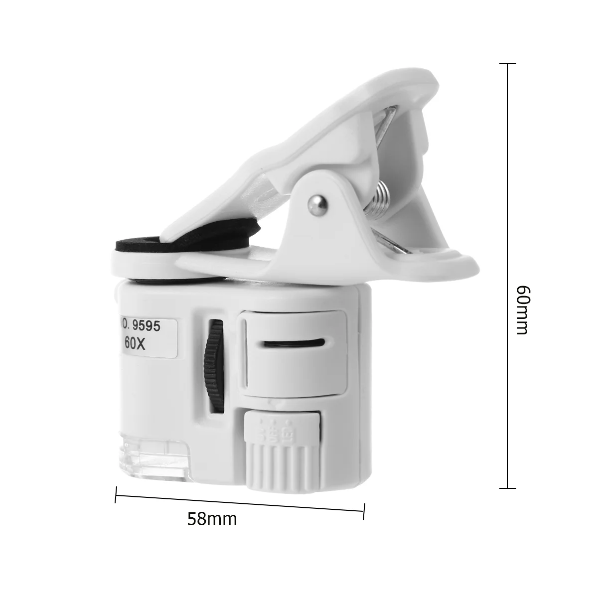 Универсальная 60-кратная портативная мини-камера со светодиодной лампой