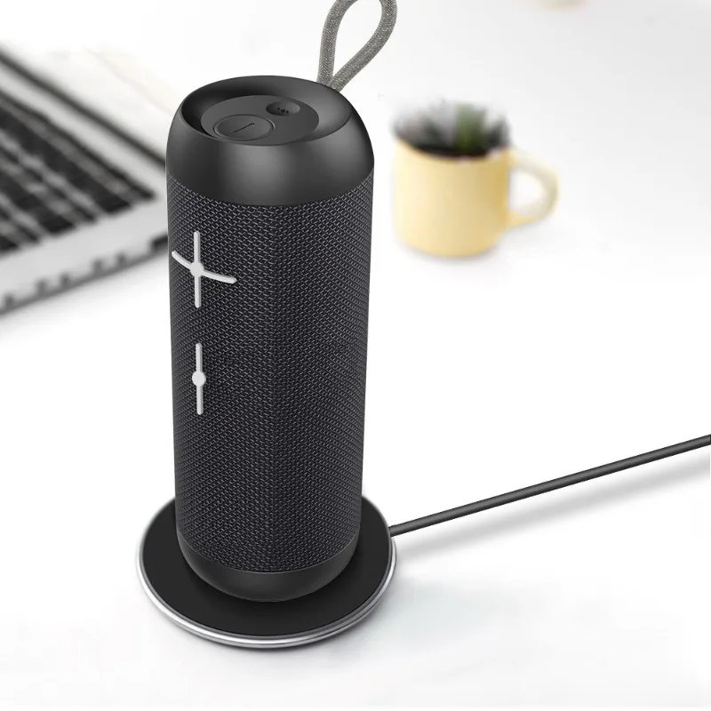 Новинка 2024 Беспроводная Bluetooth-Колонка IPX6 цилиндрическая маленькая колонка