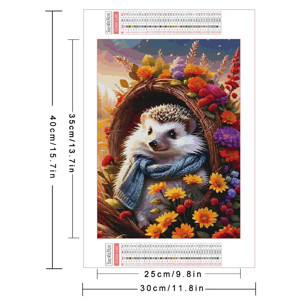 Набор для алмазной вышивки Ежик