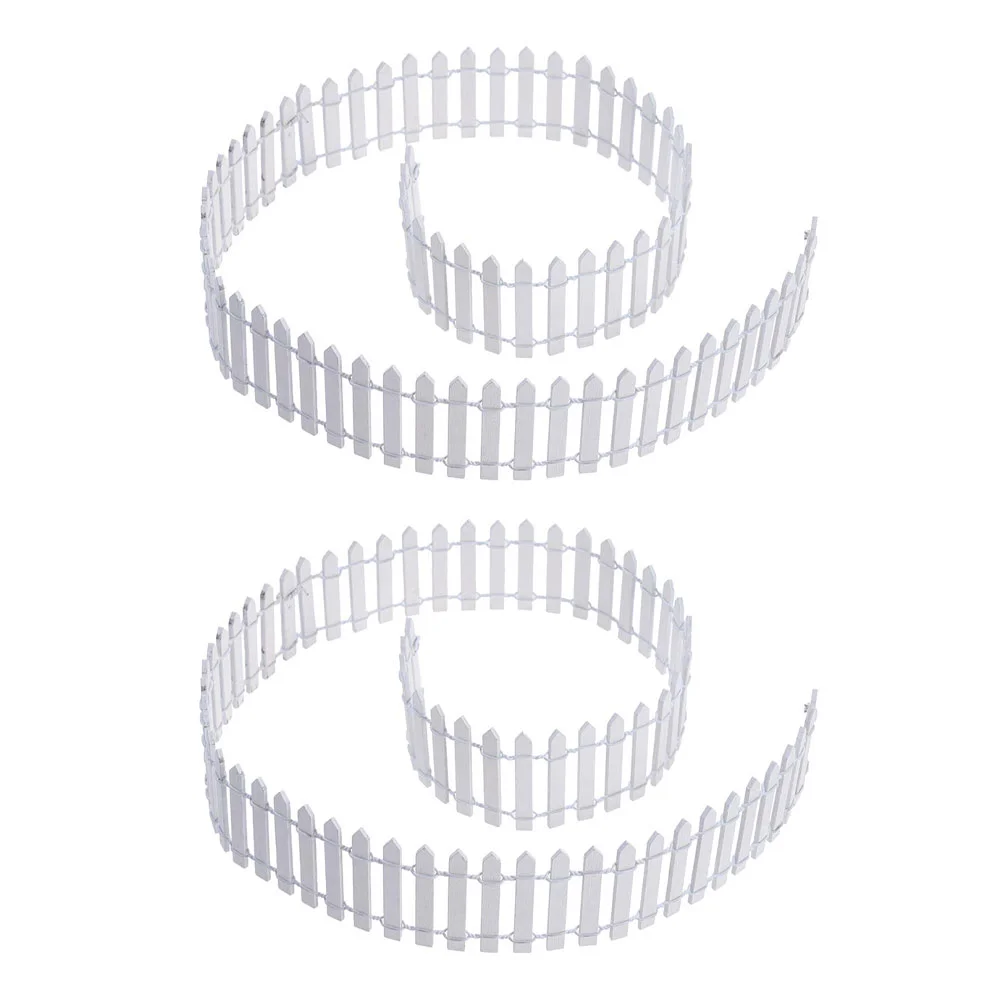 

Fence Landscaping Props Wood Mini Decor Photography Durable Adornments Accessory