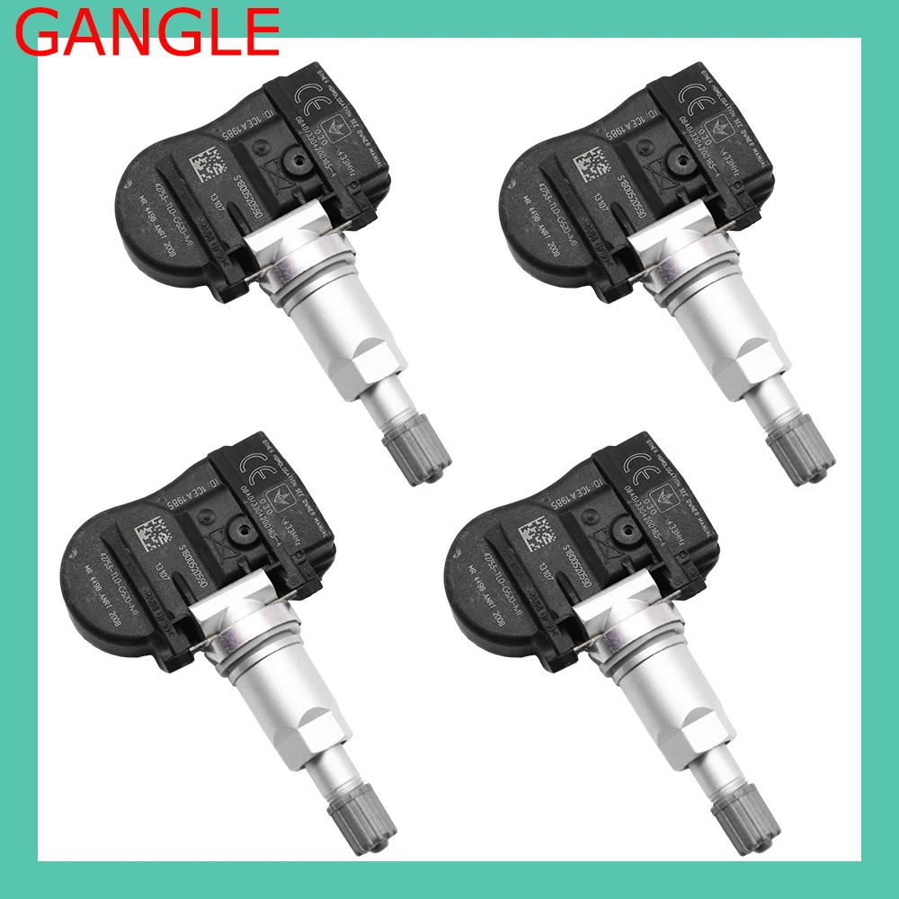 Датчик давления в шинах TPMS для HONDA QOROS, автозапчасти, 433 МГц, 42753-TL0-G520-M1, 42753-TL0-G520