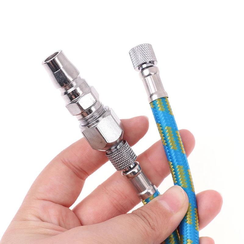 

1.8M Nylon Braided Airbrush Air Hose Spray Pen Nylon Airbrush Air Hose Tube Fit Most Brand 1/8" BSP Adpter Air Pump Connect Pipe