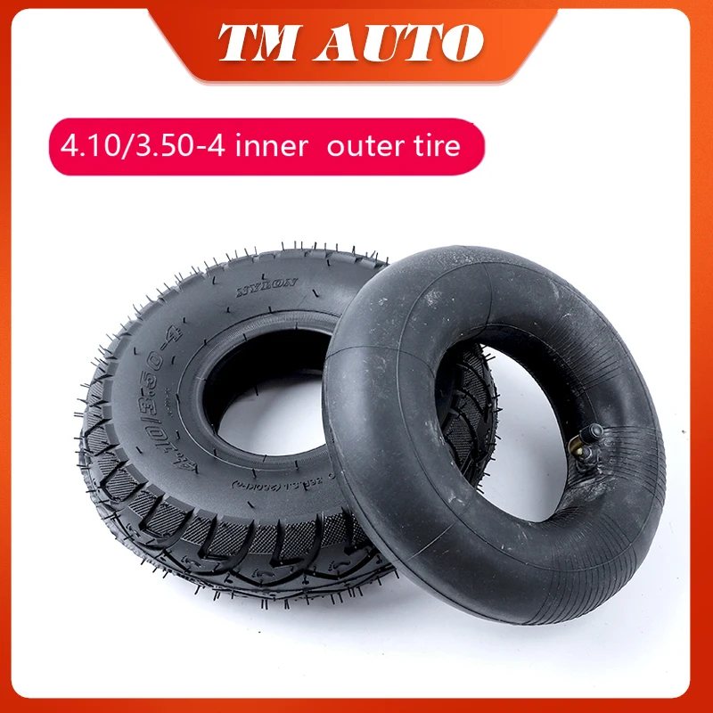 

High quality 4.10/3.50-4 car electric scooter mini ATV accessories inner tube metal valve tire