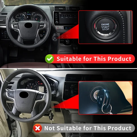 Стартер с Дистанционным Ключом, для Toyota Land Cruiser Prado 150 2010-2024 2023, модернизированные аксессуары для интерьера, комплект кузова LC150 2022 2021 2020 2019 2018 2017 2016 2015 2014 2013 2012 2011