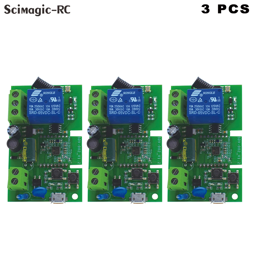 EWelink 1-канальный переменный ток/телефон, умный выключатель беспроводного модуля для динамика RF433.92MHz, Переключатель приемника Alice Alexa Google