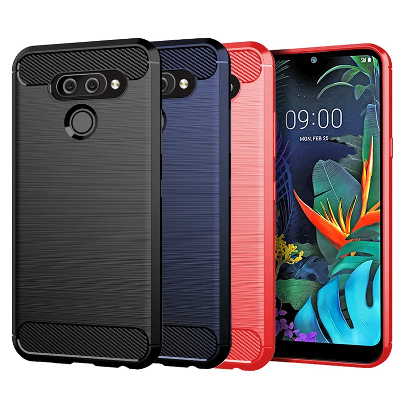 

Soft Case for LG K50 K40, TPU Silicone Phone Cover Black Blue Red