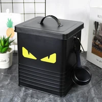 kitchen storage box moisture proof nano insect proof sealed metal pet dog food container rice dispencer grain storag box
