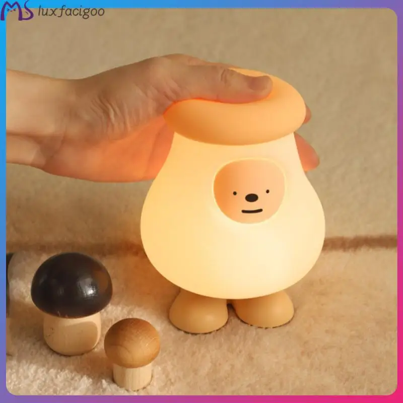 

Lamp Delay Off Light Stepless Dimming Silicone Lamp Cyclic Charging 180g Atmosphere Lamp Home Furnishing Clap The Lamp Mushroom