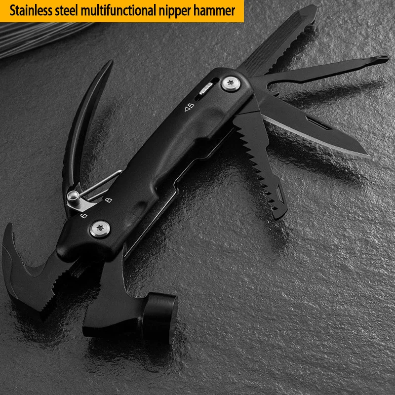 Multifunctional Nail Hammer Stainless Steel Multifunction Pincer and Direct Selling Outdoor Tool | Инструменты