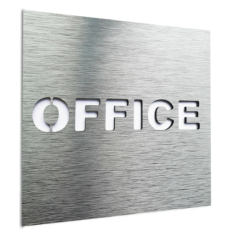 Индивидуальная композитная алюминиевая доска Офисная дверная вывеска частная