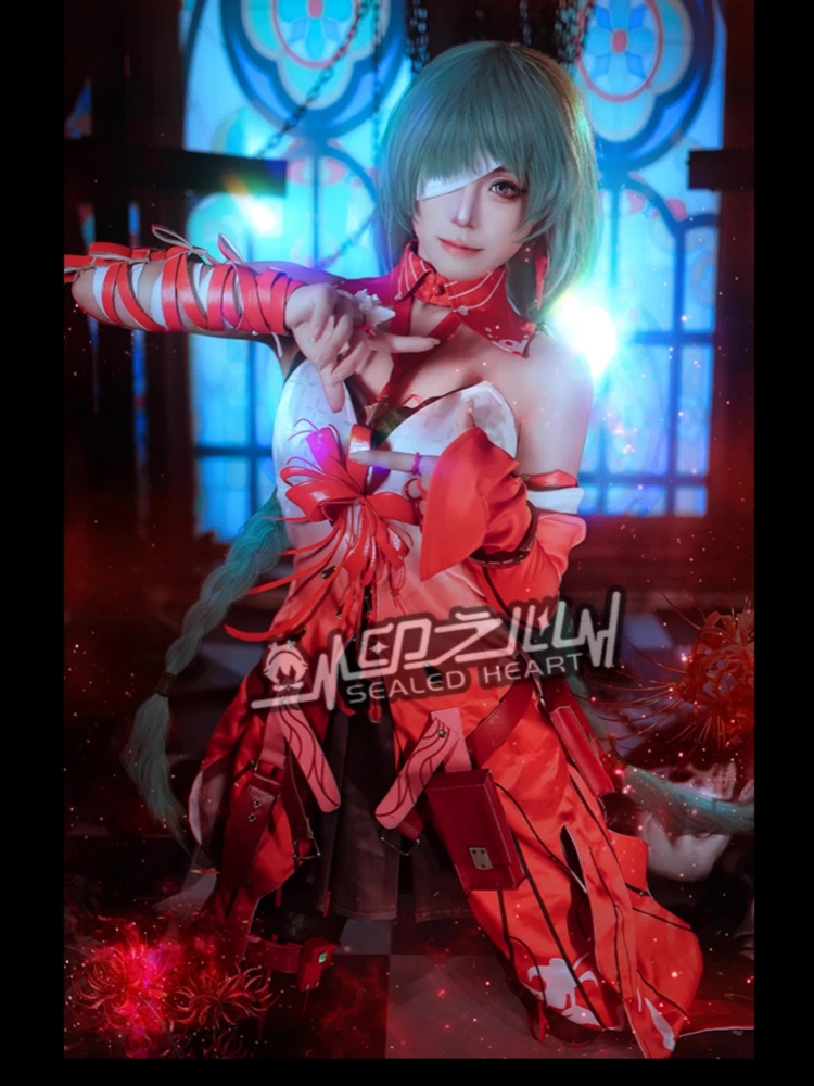 Косплей игра эфролова волны утер Фролова Аниме женщины милое Цветочное платье