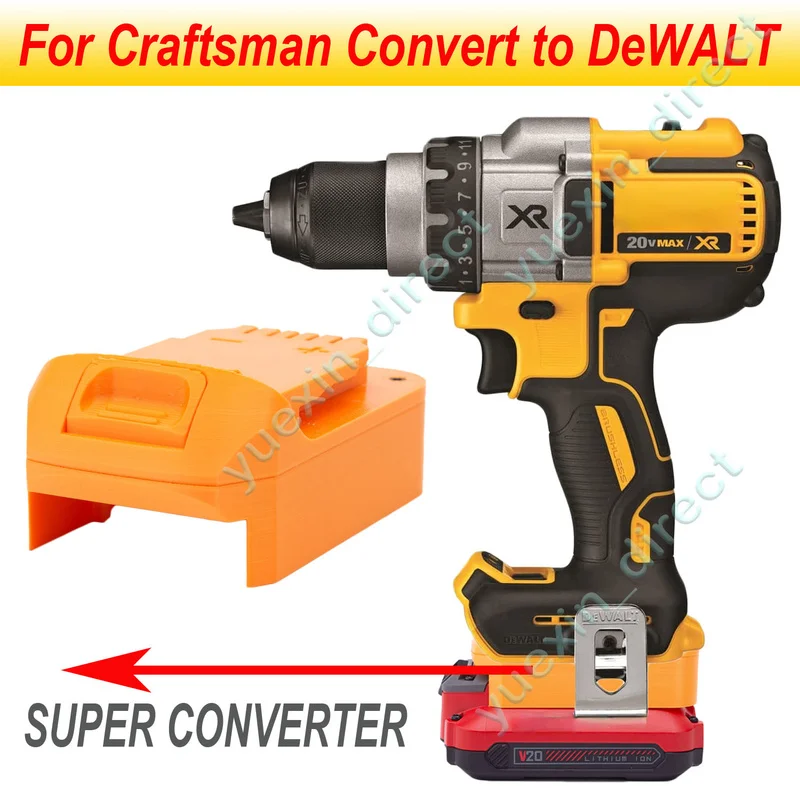 

Адаптер для ремесленных 18-20в литиевых батарей для DeWALT 18-20в макс. литиевых батарей, электроинструментов, конвертер, аксессуары