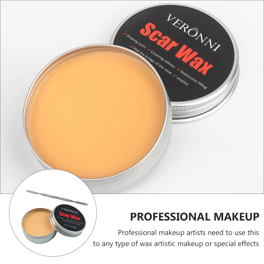 60g Special Effects Skin Wax Fake Scars Makeup Wound with Spatula |