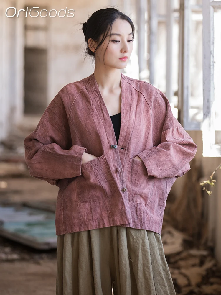 Оригинальное пальто большого размера Женская фоторубашка винтажные топы с