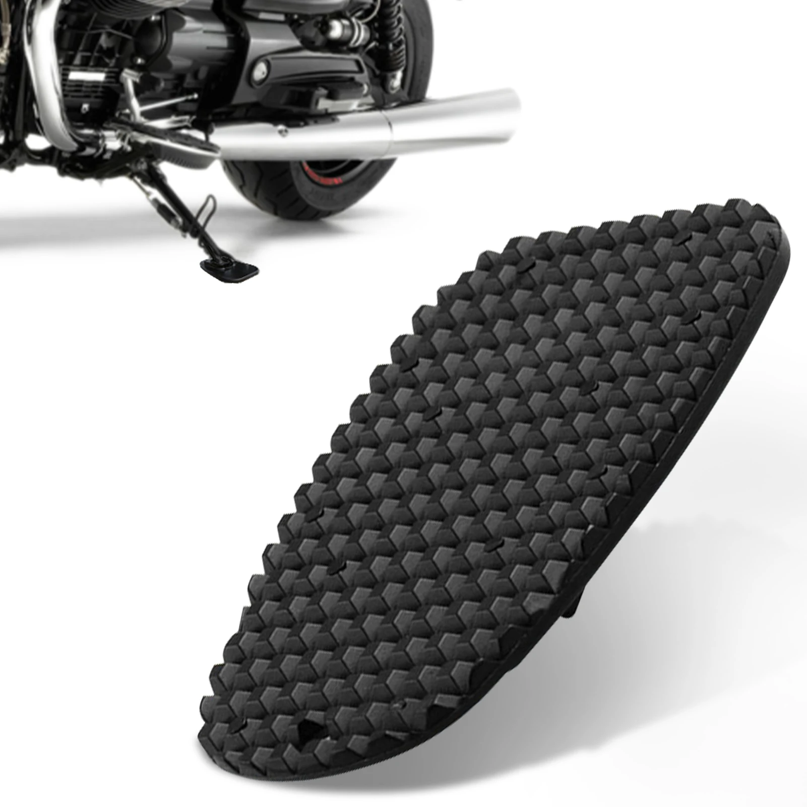 

Motorcycle Kickstand Pad ABS Universal Kick Stand Coaster Slip-resistant Portable ABS Kick Stand Coaster For Outdoor Parking On