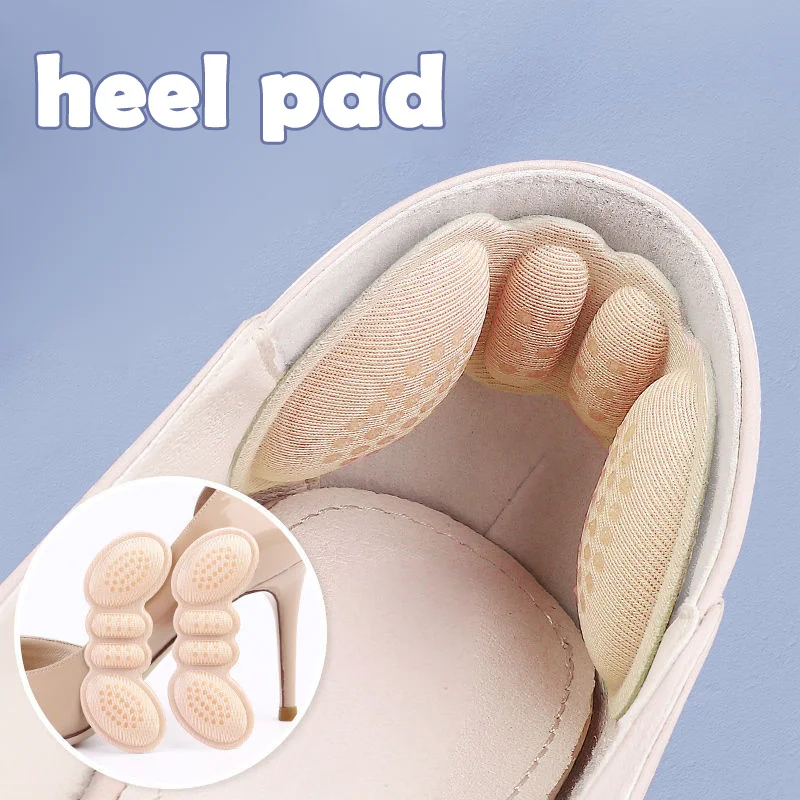 

Cushion Padding High Heels Inserts Cushions for Heel Pain Relief Shoe Comfort Pad Back Foot Pads Anti Slip Women Inner Soles